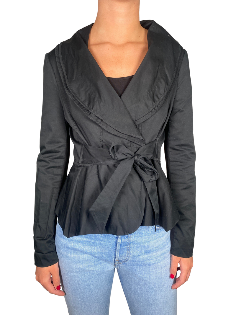 Chaqueta Negra Lazo