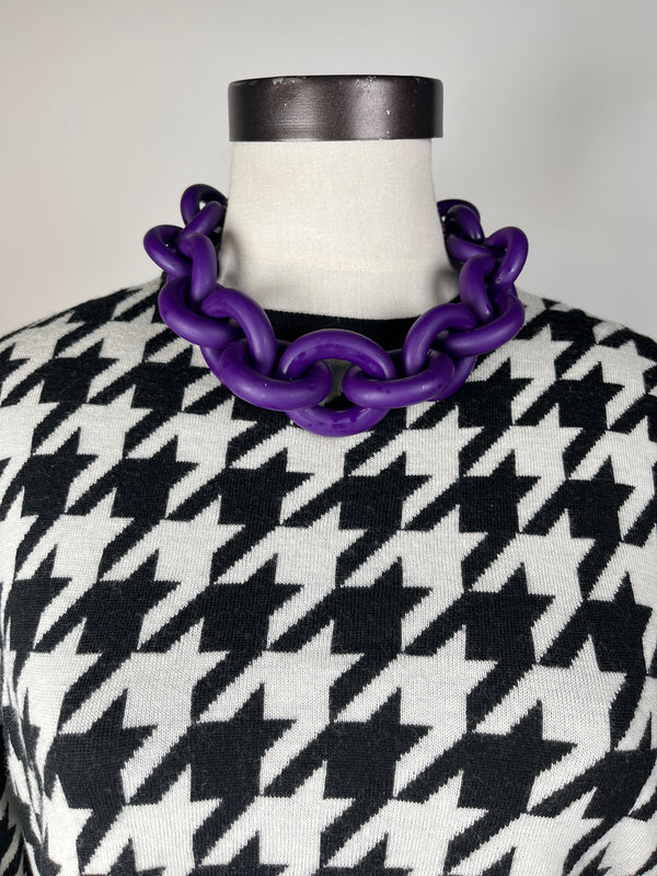 Collar Eslabón Purpura