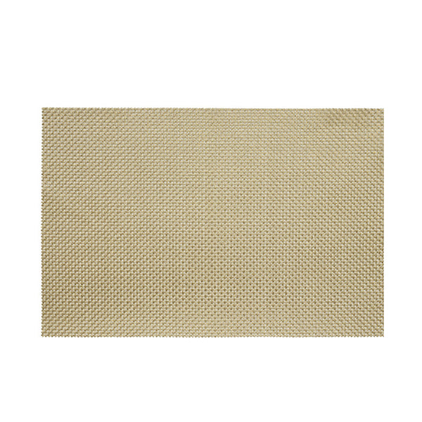 Individual Placemat Weave Gold