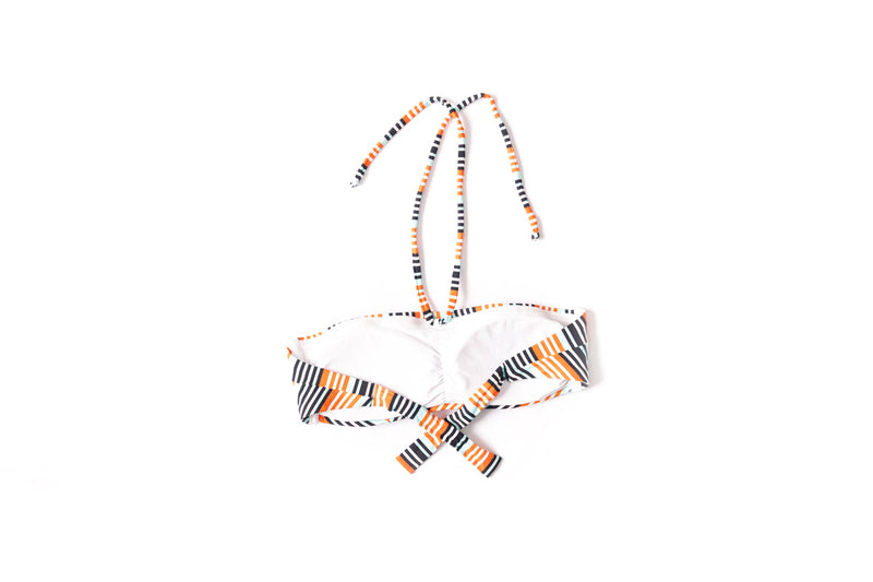 Top Bikini Rayas Multicolor