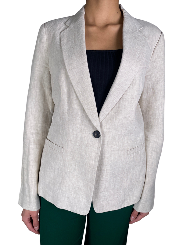 Blazer Lino Beige