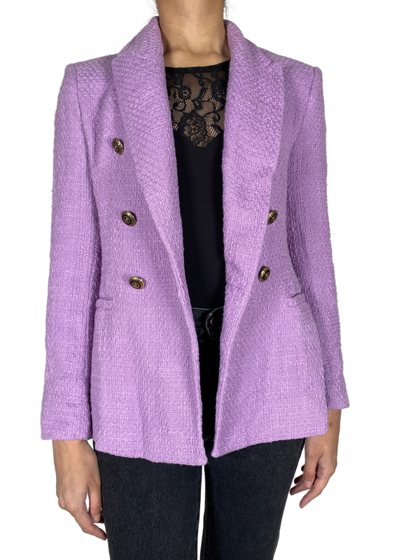 Blazer Tweed Morado