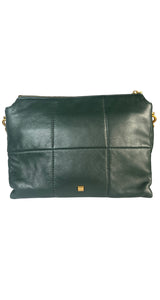 Cartera Cuero Verde