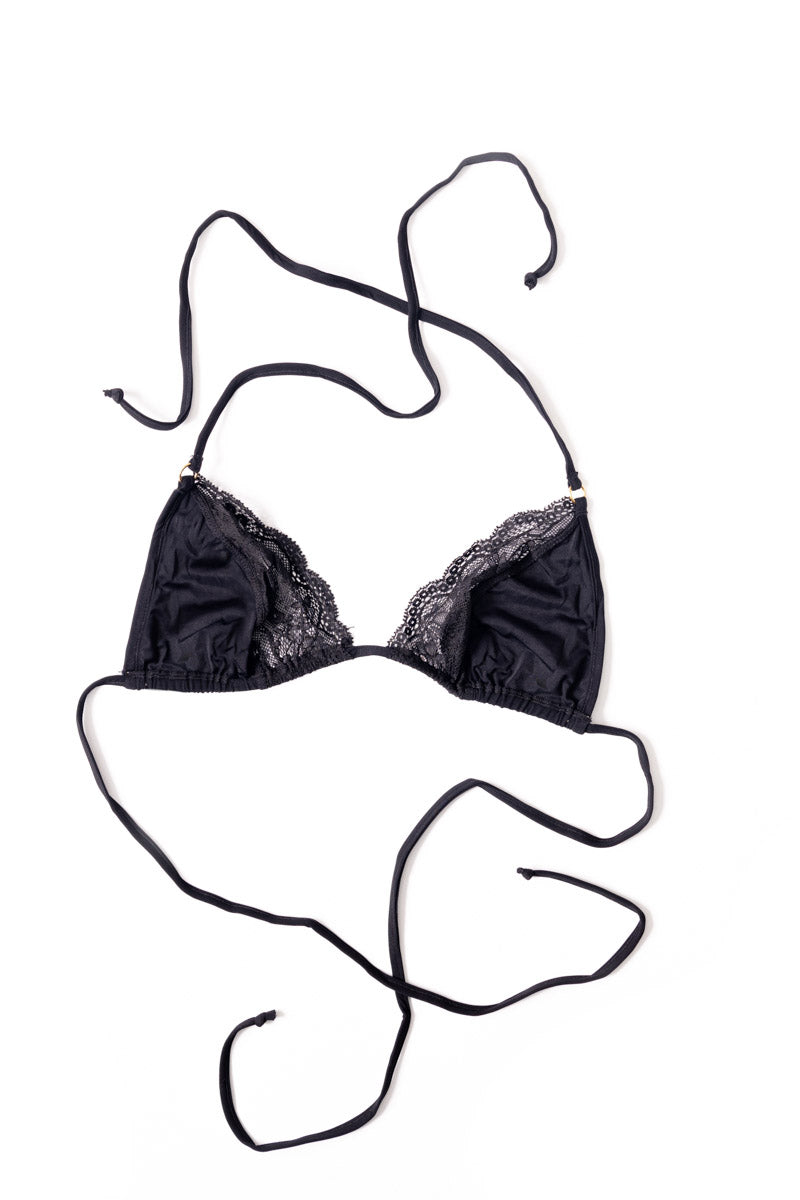 Bralette Negro Encaje