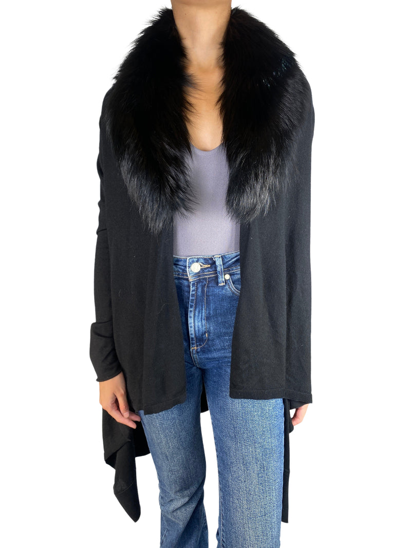 Sweater de Lana con Piel