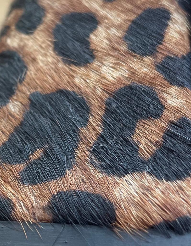 Sandalias Cuero Leopardo