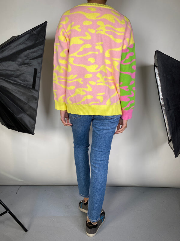 Cárdigan Botones Multicolor