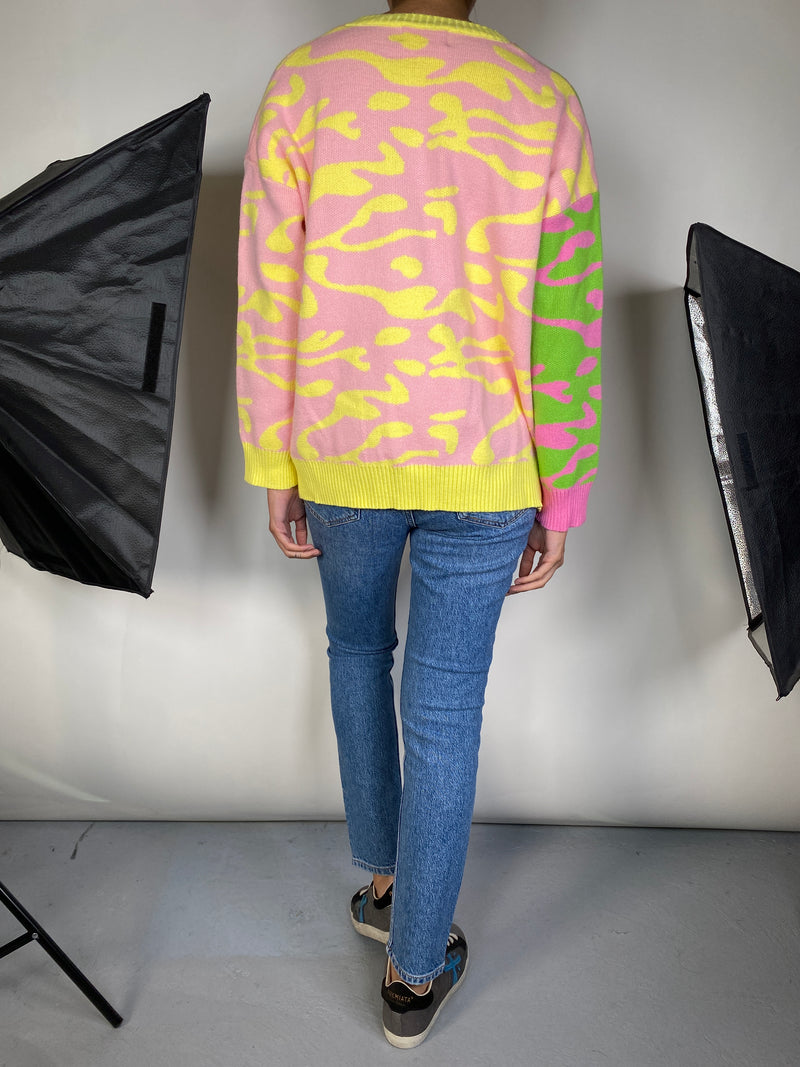 Cárdigan Botones Multicolor