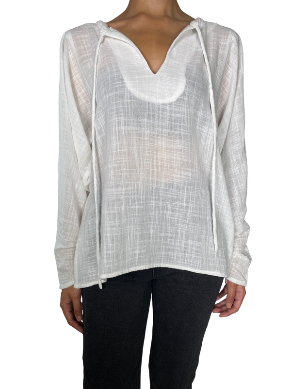 Blusa Blanca Muselina