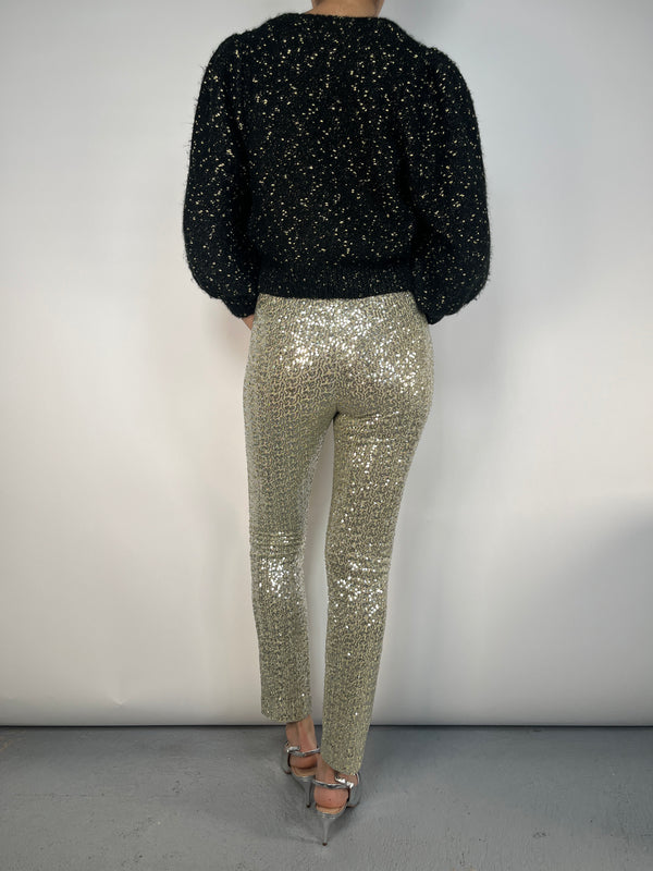 Sweater Puntos Dorados