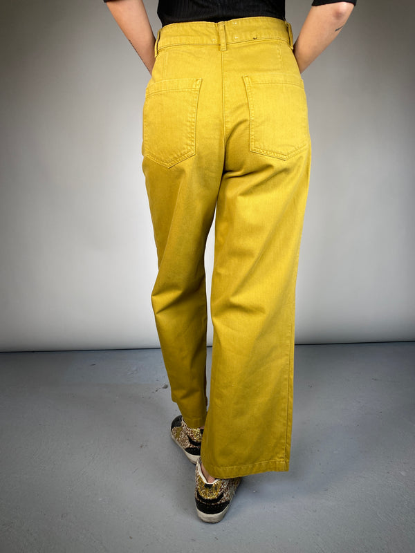 Jeans Amarillo Mostaza