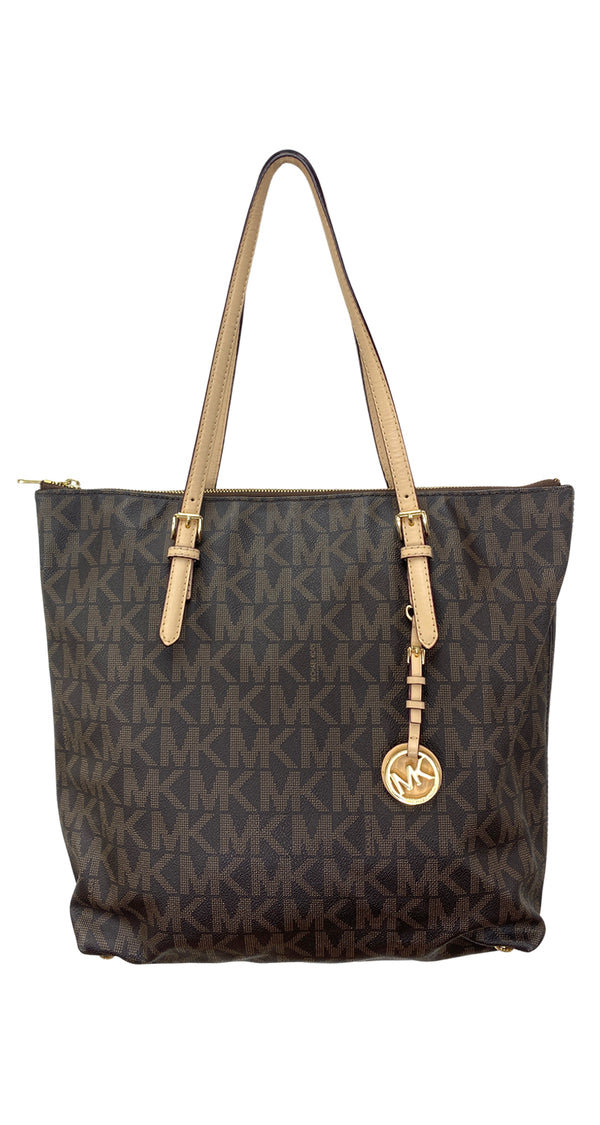 Cartera Monogram Café