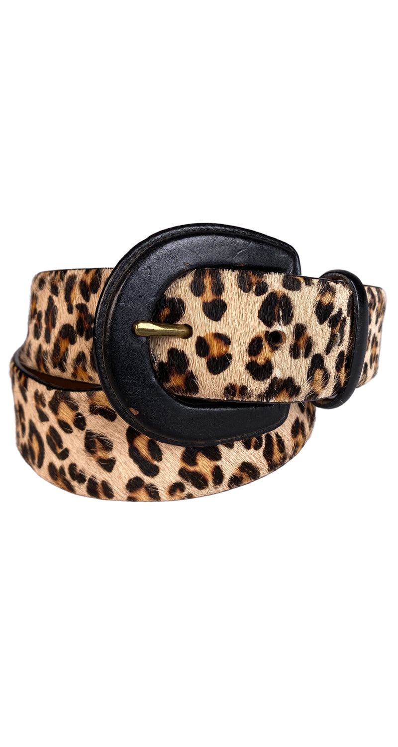 Cinturón Pelo Animal Print