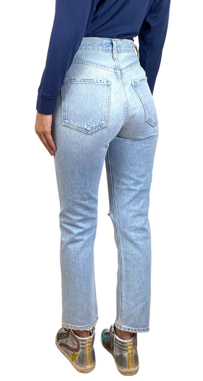 Pantalón Denim Desflecado