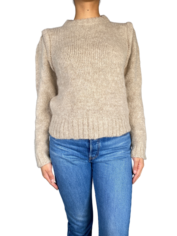 Sweater Beige Tejido