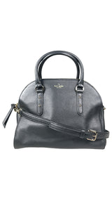 Cartera Negra Cuero