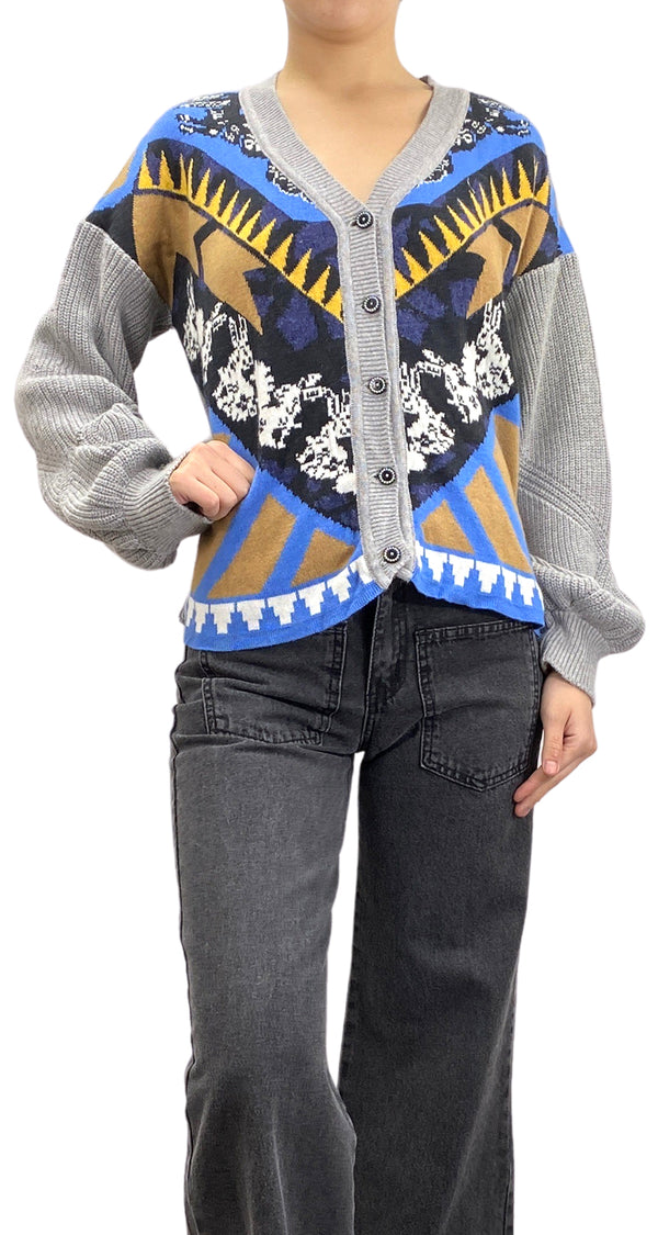 Sweater Botones Multicolor