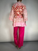 Chaqueta Estampada Cinturón