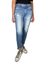 Jeans Azul Rasgado
