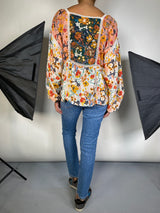 Blusa Estampada Flores