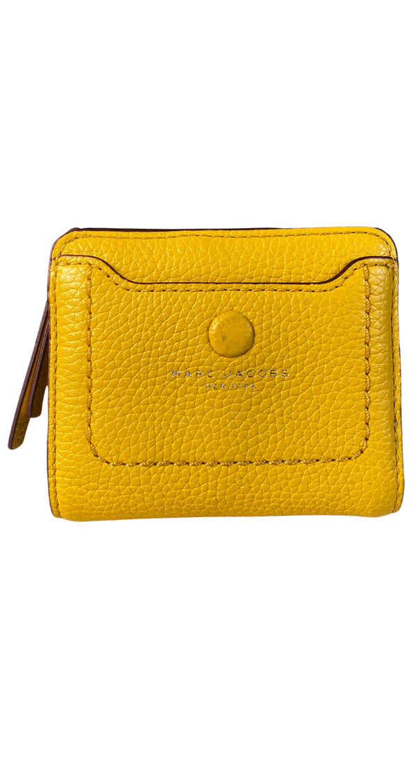 Billetera Cuero Amarillo