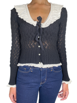 Sweater Negro Perlas