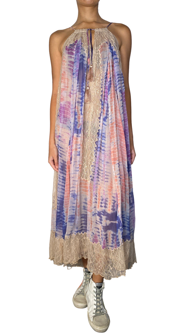 Vestido Tie Dye Encaje