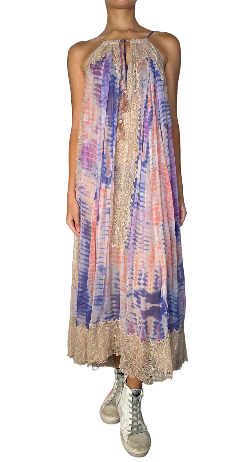 Vestido Tie Dye Encaje