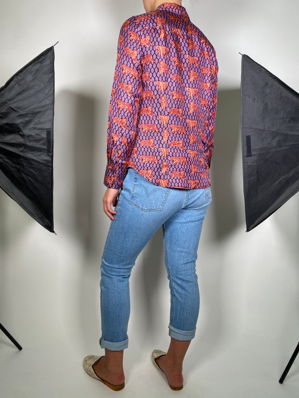 Blusa Tigre Seda