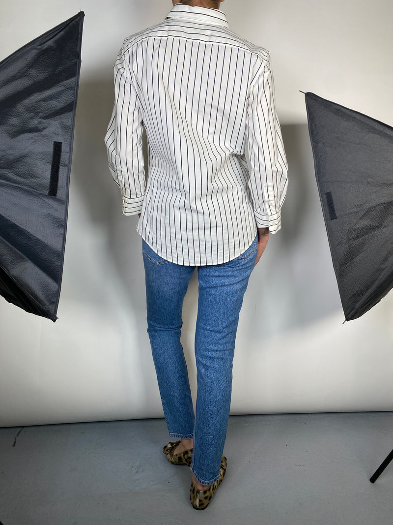 Blusa Blanca a Rayas