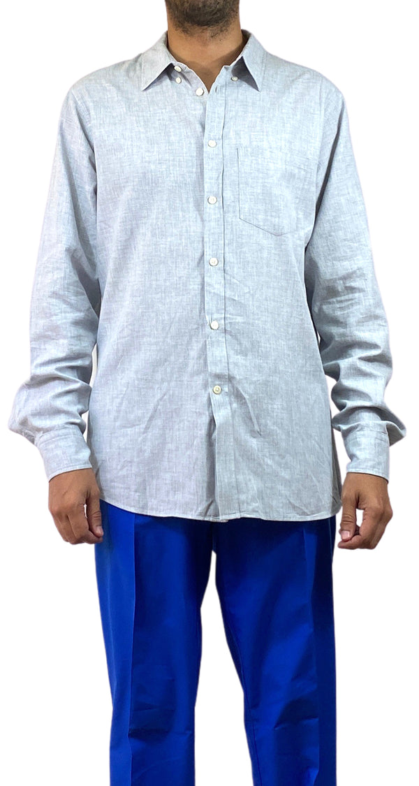 Camisa Gris Botones