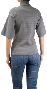 Polera Gris Relieve