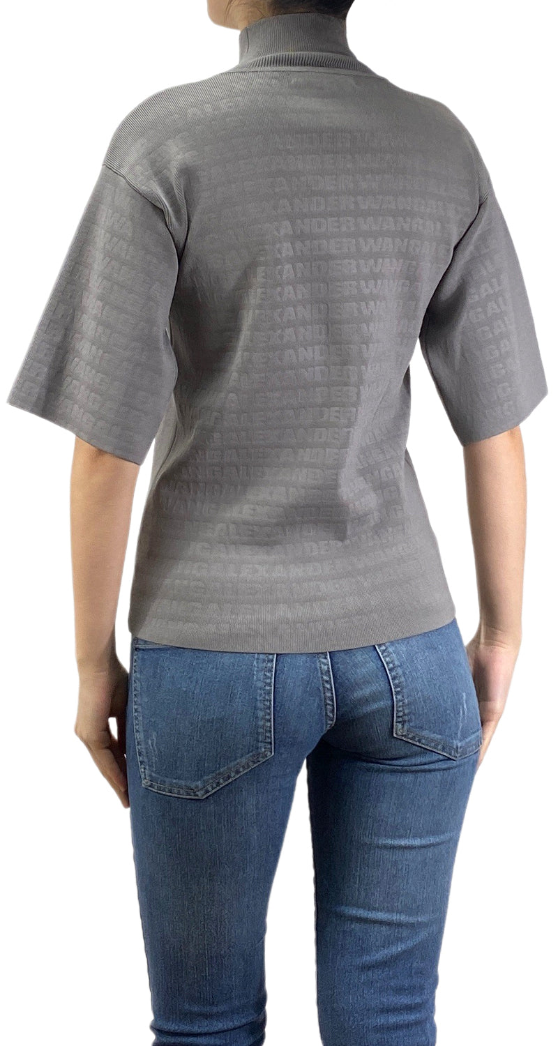 Polera Gris Relieve