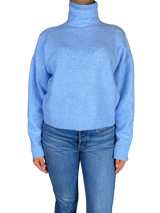 Sweater Azul Cuello Alto