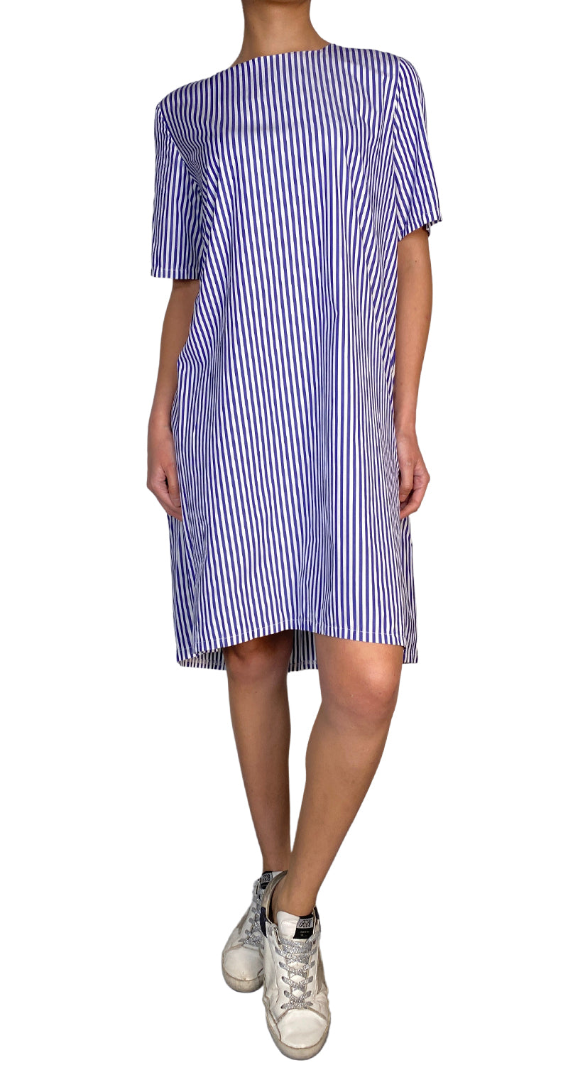 Vestido Azul Rayas