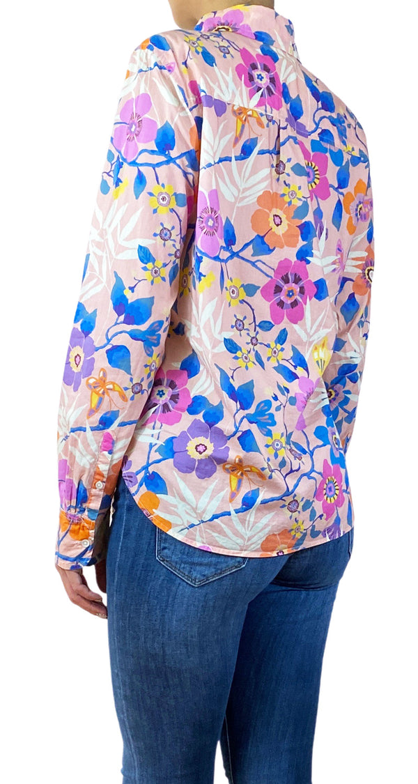 Blusa Colorful Liberty Pavilion Rosa Floral