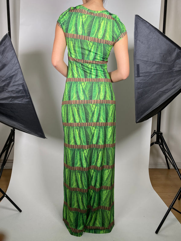 Vestido Verde Cut Out