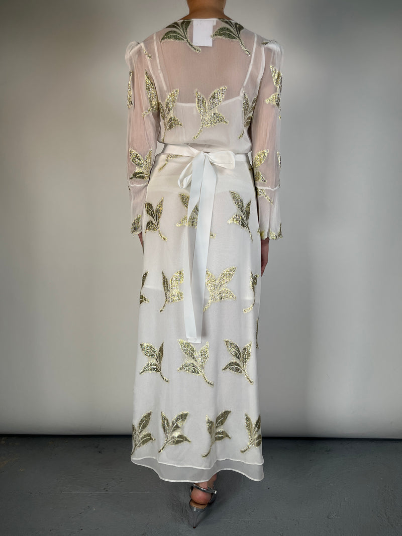 Vestido Golden Leaf