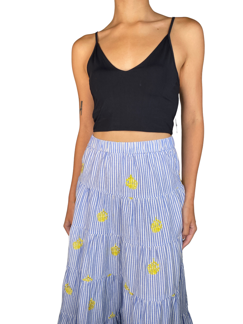 Crop Top Negro