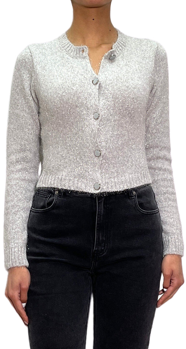 Sweater Gris Botones