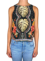 Polera Sin Mangas Estampada