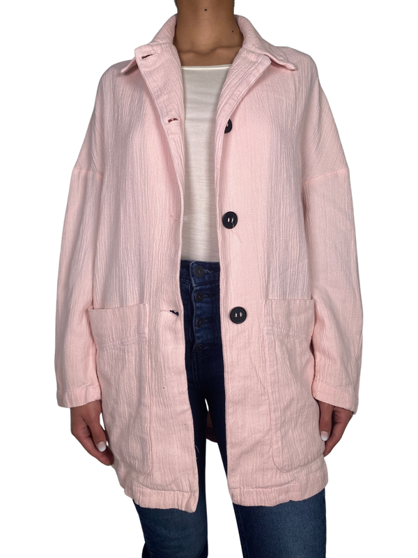 Chaqueta Rosada Botones