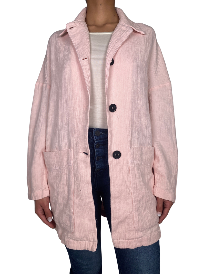 Chaqueta Rosada Botones