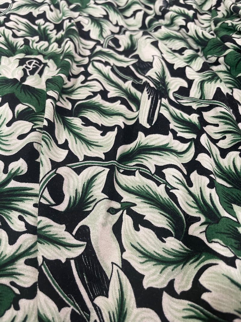 Polera Verde Estampada