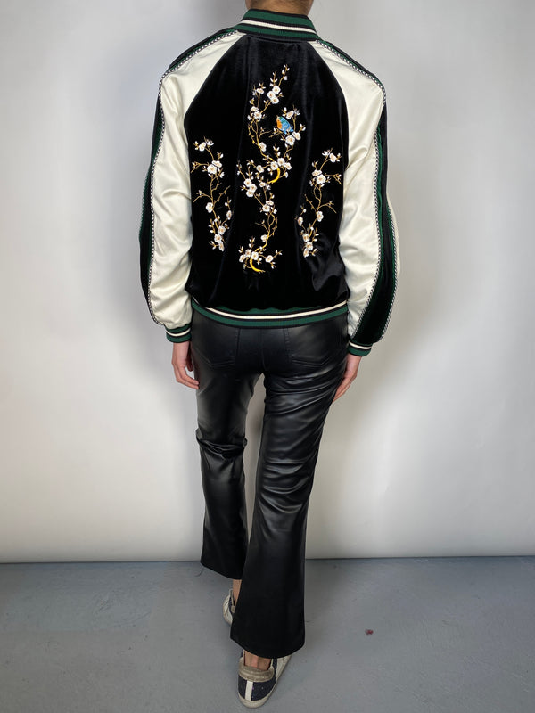 Bomber Velvet Short