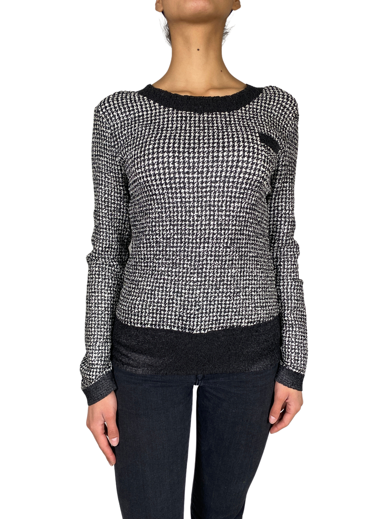 Polera Houndstooth