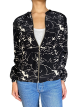 Chaqueta Bomber Estampada