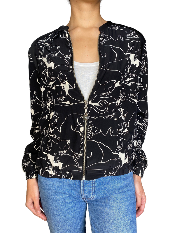 Chaqueta Bomber Estampada