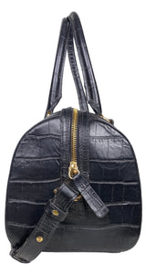 Bolso Negro Alligator
