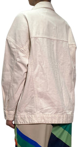 Chaqueta Denim Crema